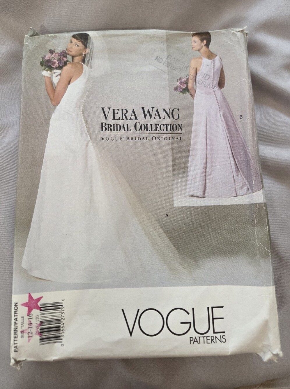 Vogue Patterns Vera Wang Bridal Collection 2118 Sewing Pattern